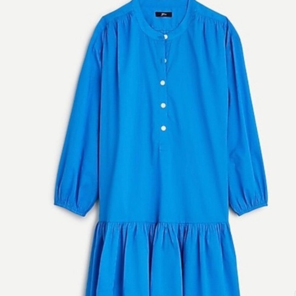 J.Crew Turquoise Coverup with White Buttons